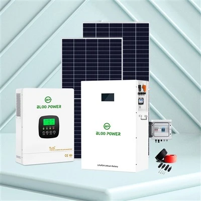5KWh 5KW Sistem de Energie Solară Hibrid DIY Gospodărie BESS